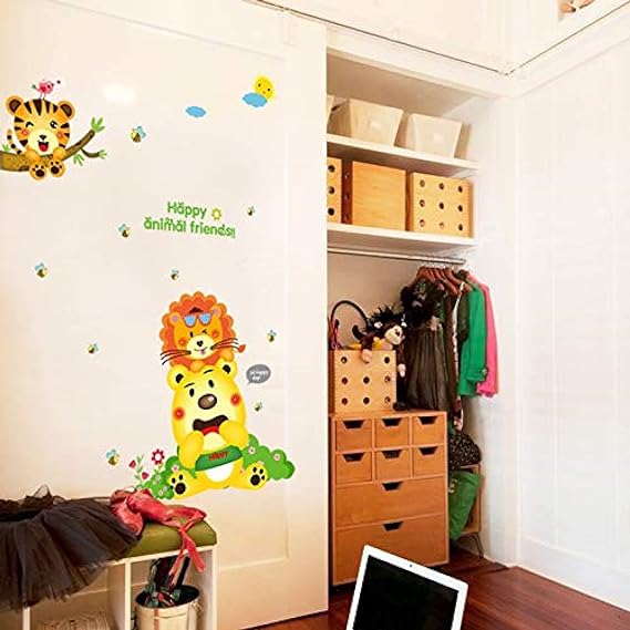 CARTOON STIKER DINDING TRANSPARANT WALL STICKER  60X90CM SK-9137