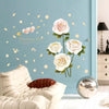 Flowers Wall Stickers Bedroom TV Sofa Romantic Flowers Home Decors