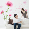 Sk9028 Romantic Pink Blossoms Wall Sticker