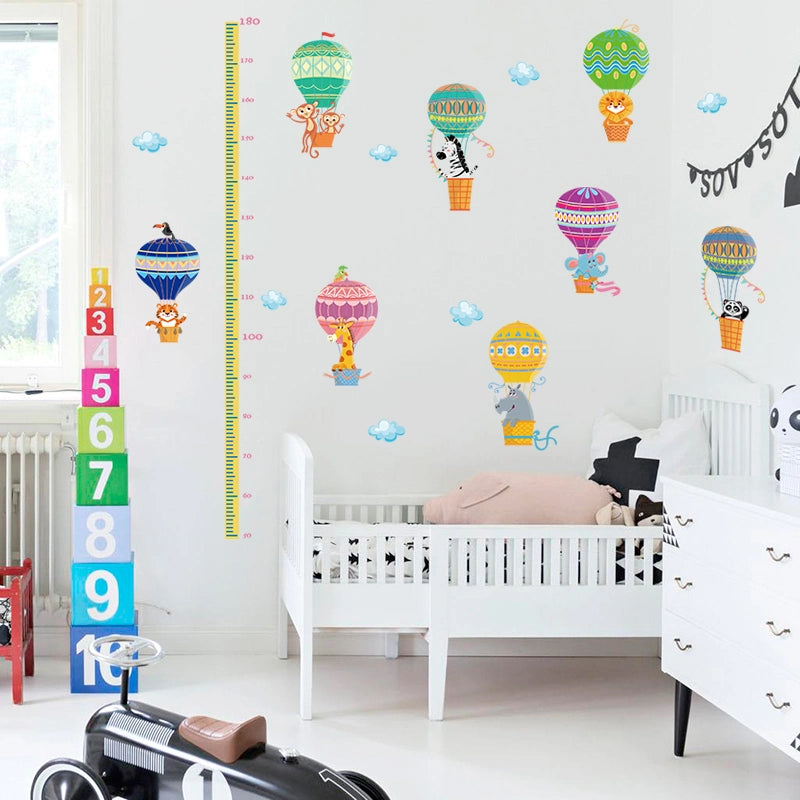 Sk9077 Hot Air Balloon Wall Sticker