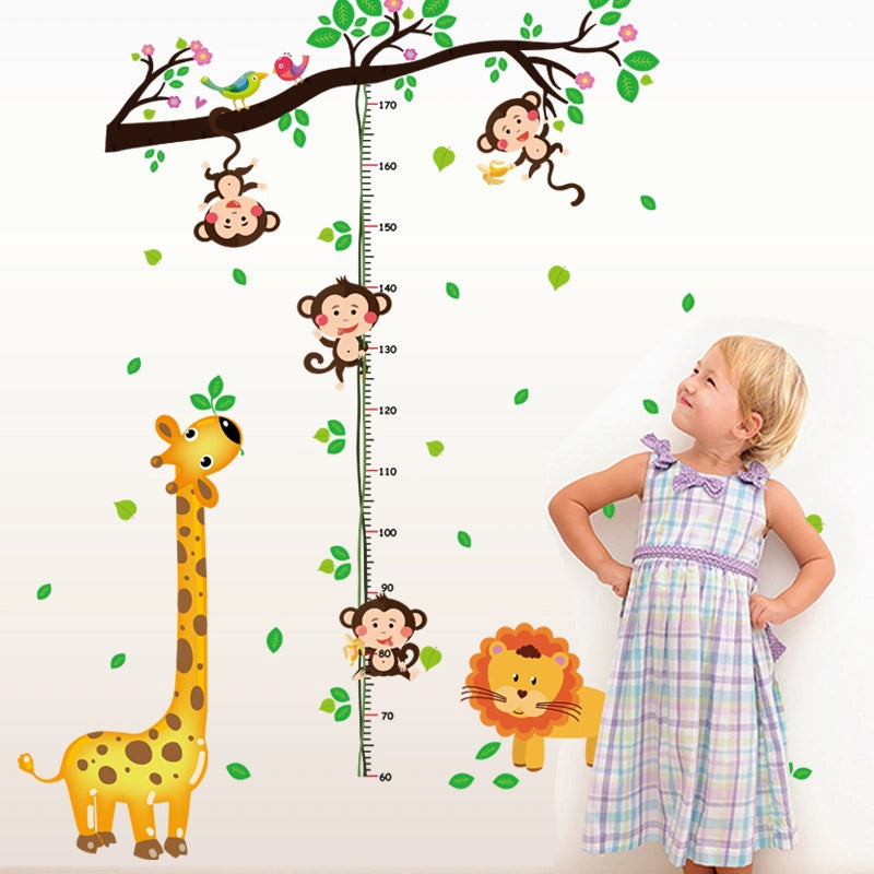 Sk9128 Cartoon Height Kids Wall Sticker