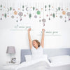 Wallsticker Sun Moon Mosaic Hanging Wallpaper Wall Sticker SK9311