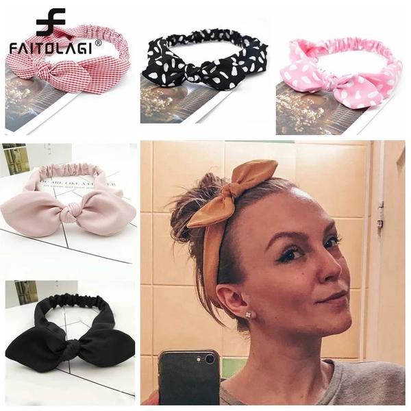 Randum design Fashion Lady Fabric Big Ribbon Hair Hoop Bands Girls  hbfrmid4l-1