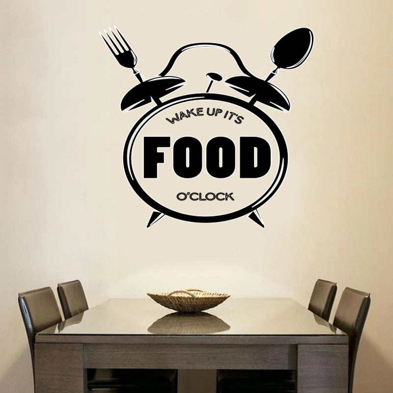 Wall Clock Wall Sticker Wall Decal Kitchen Living Room meals Sticker Wall Tattoo Décor Decals, Stickers & Vinyl Art Home