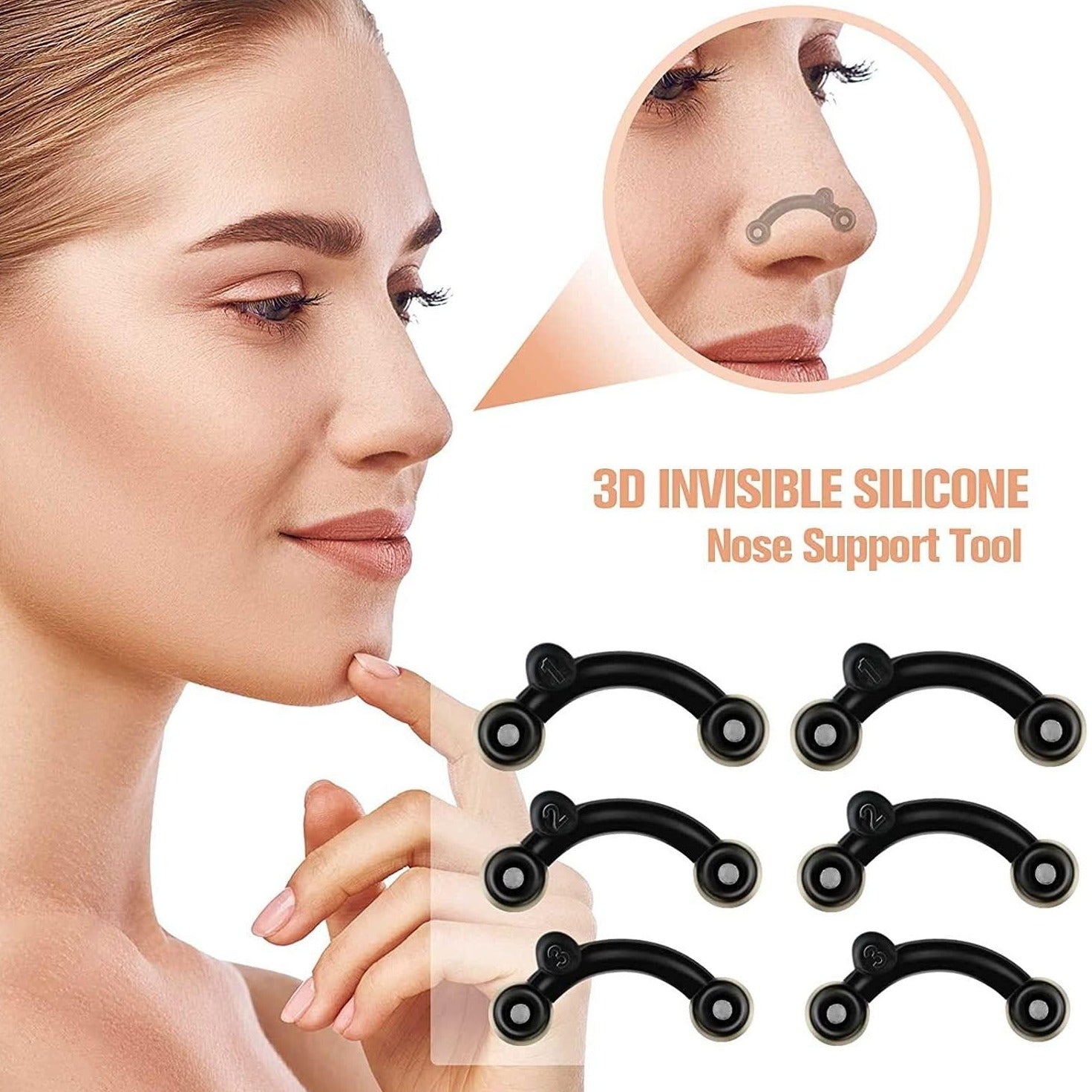 New NOSE UP LIFTING SHAPING CLIP TOOL 3 SIZES nrfrbkt2d-1