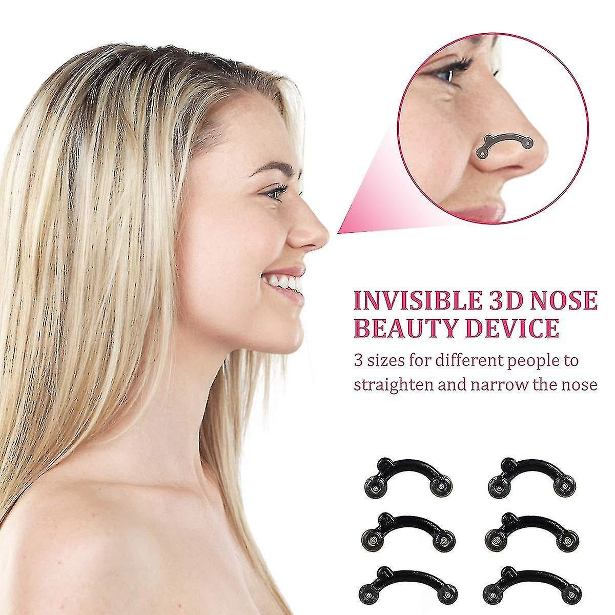 New NOSE UP LIFTING SHAPING CLIP TOOL 3 SIZES nrfrbkt2d-1