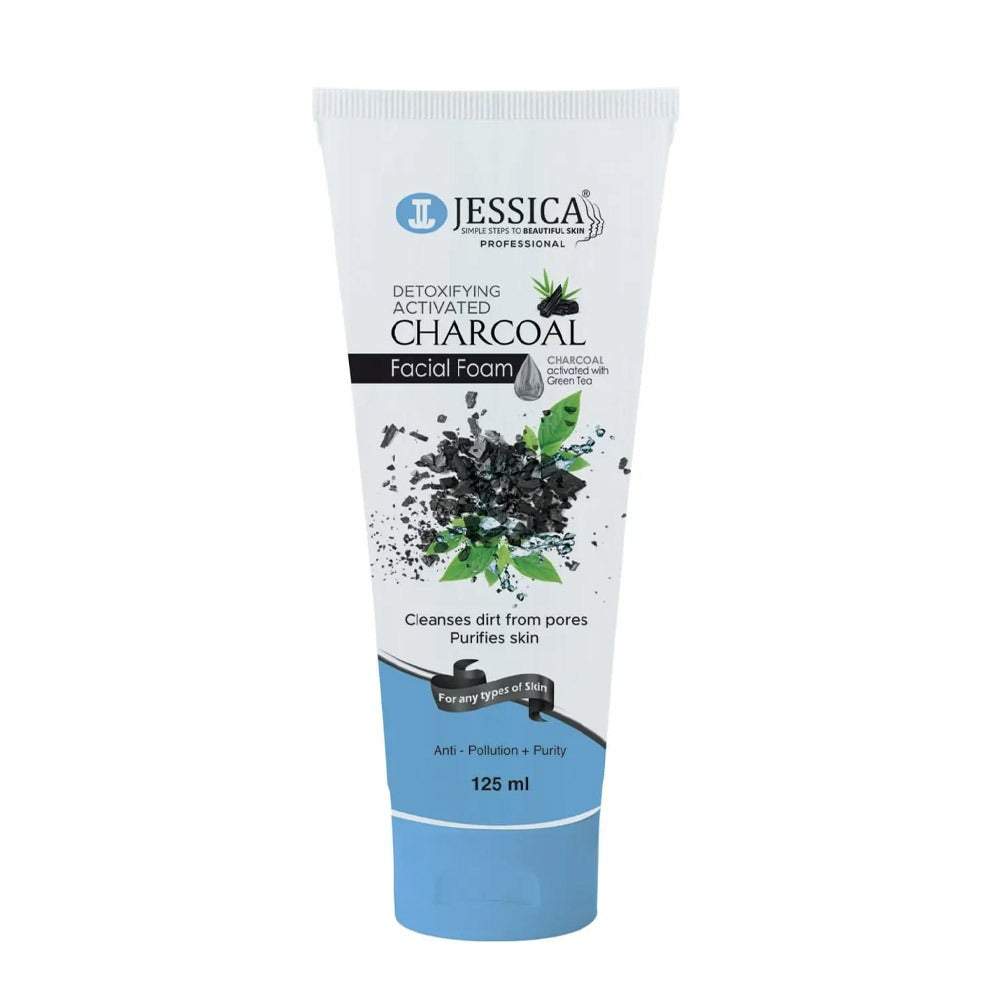 Jessica New Launching Detoxifying Activated Charcoal Facial Foam – 125ml