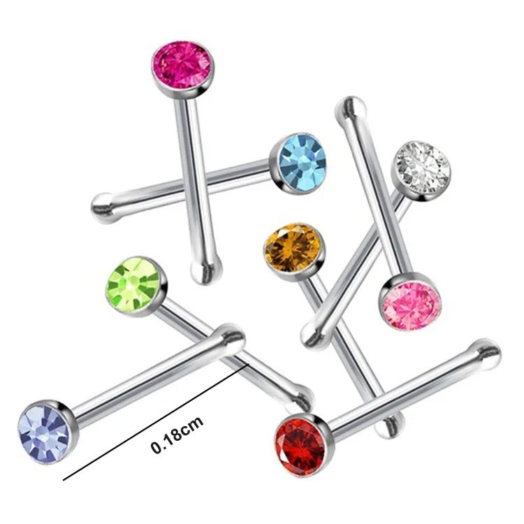 1 pcs Random design Hot Selling Piercing Nose Ring MultiColor  new design