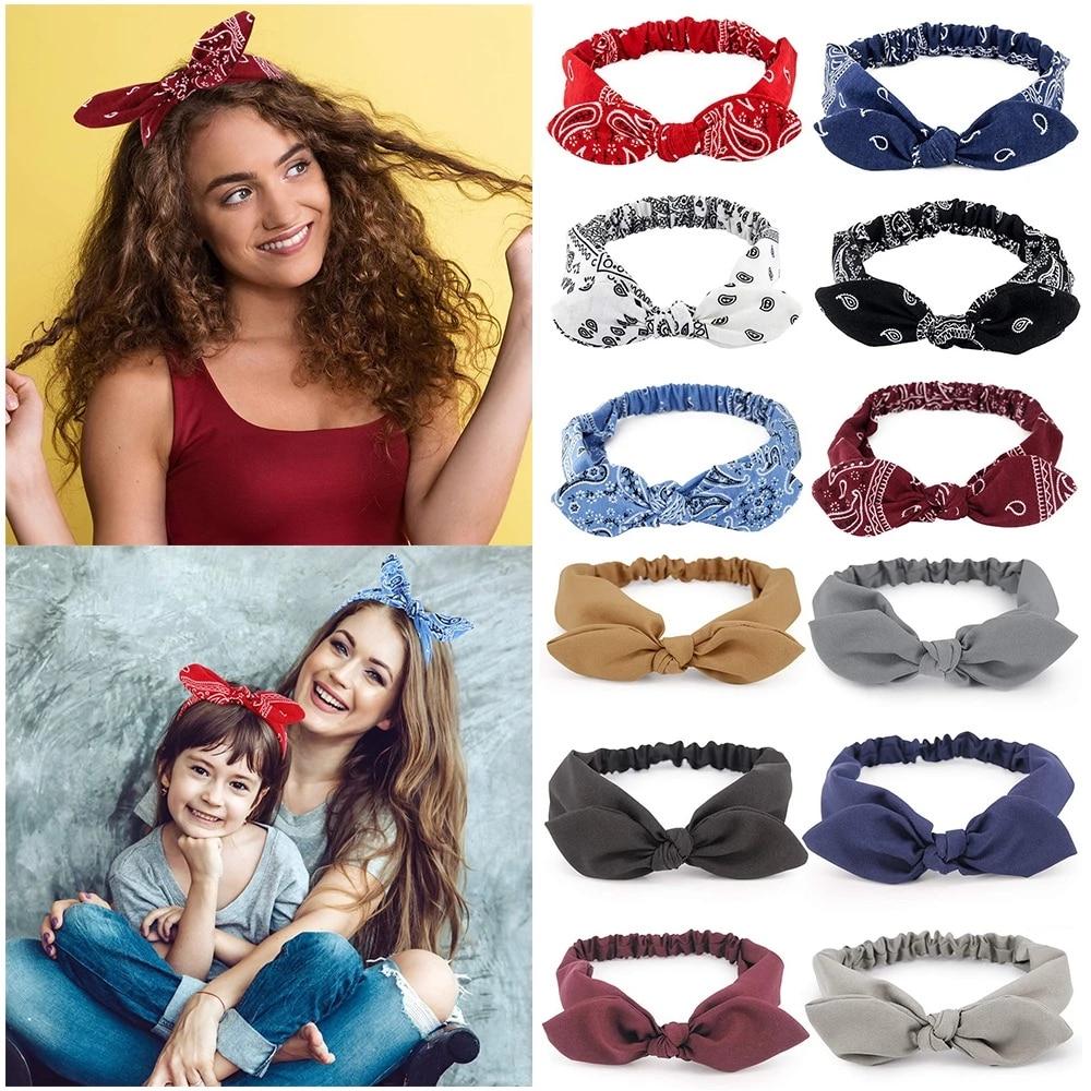 Randum design Fashion Lady Fabric Big Ribbon Hair Hoop Bands Girls  hbfrmid4l-1