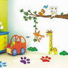 Giraffe Friends - Large Wall Decals Stickers  XY1019