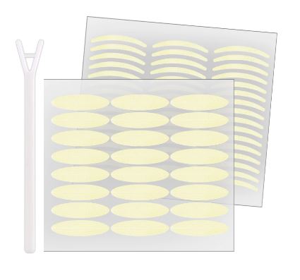 KINEPIN 2 sheets pcs Eyelid Tape Sticker Invisible Eyelid Paste Transparent Self-adhesive Double Eye Tape Tools ssfrwes4h-1