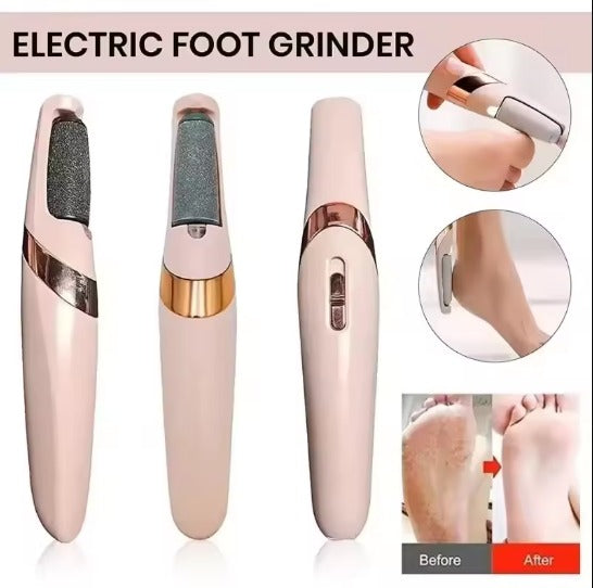 NEW USB Electric Dead Skin Pedicure Automatic Foot Grinder Rechargeable Roller Feet Pedicure Tool with 2 Removable Roller Heads
