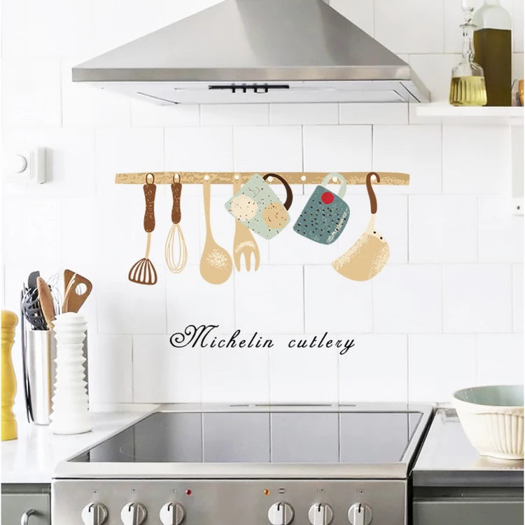 Kitchen & living room wall stickers oil and water resistant PVC/Wall sticker water and oil-proof stickers.nc008