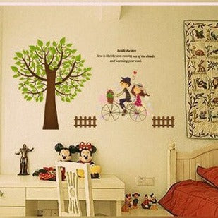 Wall Sticker Dinding Cute Bicycle JM7150