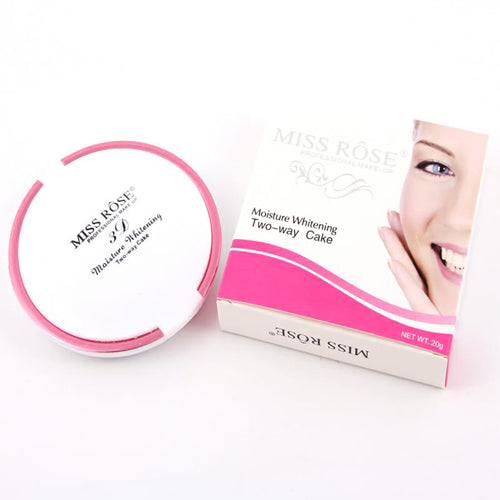 Miss Rose Compact Powder 3D Moisture Whitening Two-way Cake  mrpcskz4e-k