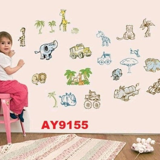 Wall Sticker / Wall Stiker / Stiker Dinding Binatang / Animal AY9155
