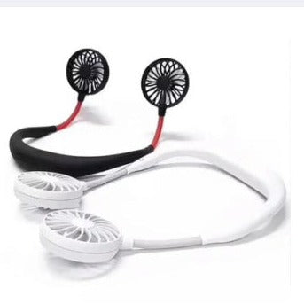 NEW 360° Adjustment USB Portable Fan Hands-free Neck Fan Hanging Rechargeable Mini Sports Fans 3 Gears Wearable Sport Fan