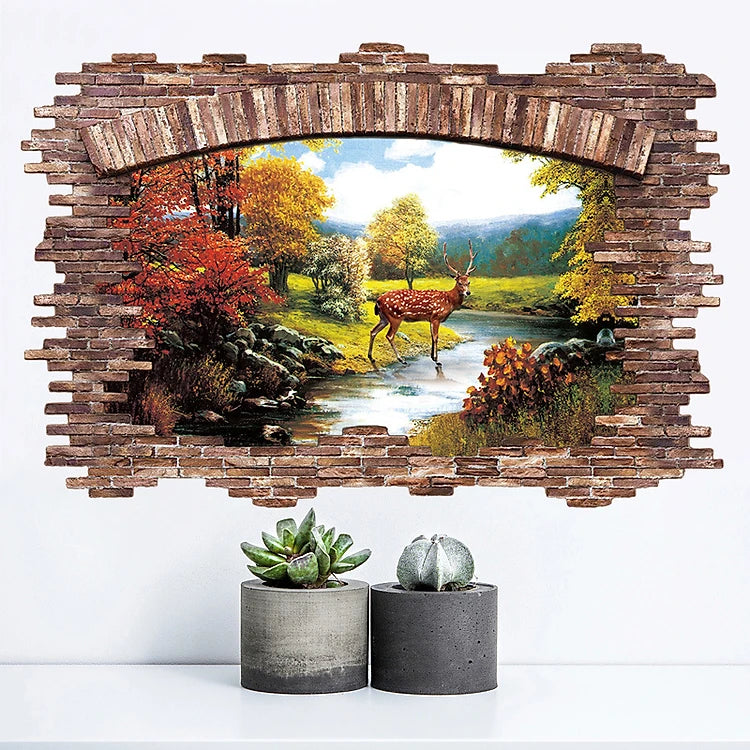 Small Forest wall decal XH9291