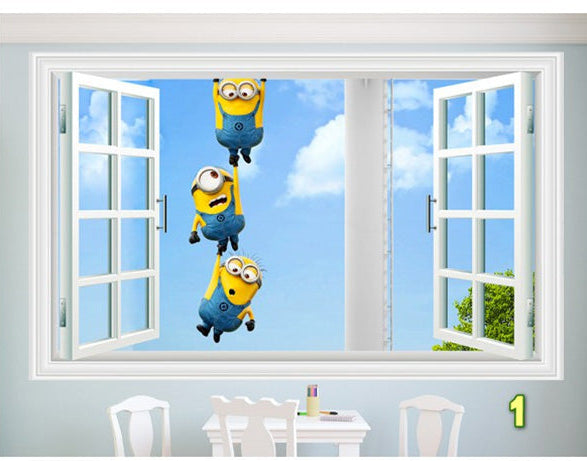 3D Minion Window Decal size 60x90 ncb205