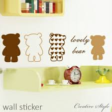 AY6039  Wall Sticker-Cute Bear Sticker