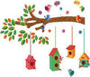 SAMHEZ JM7222 Birdhouse Music Wall Sticker [ 60 x 90 cm]