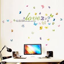 Ay6041 yl Wall Art Stickers Large DIY Wall Paper Mirror Poster Tattoos Quotes