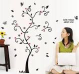 Ay6031 3D Wall Decals Family Trees DIY Wall Stickers with Quotes and Photo Frame for Home Decor Living Room