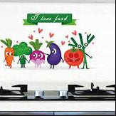 JAAMSO ROYALS Wall Tiles Stickers Waterproof, Kitchen Stickers for Wall, Wall Sticker for Kitchen, Kitchen Sticker, Kitchen Tiles Wall Stickers, Kitchen Wall Stickers Oil Proof  size 60x90 nc042