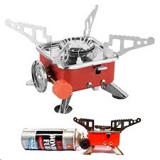 K-202 Camping Use Gas-Powered Portable Card Type Stove