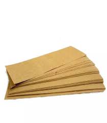 Wax Paper Sheets - Wax Strips - Brown bsfrbnt3d-2