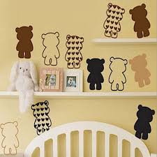 AY6039  Wall Sticker-Cute Bear Sticker