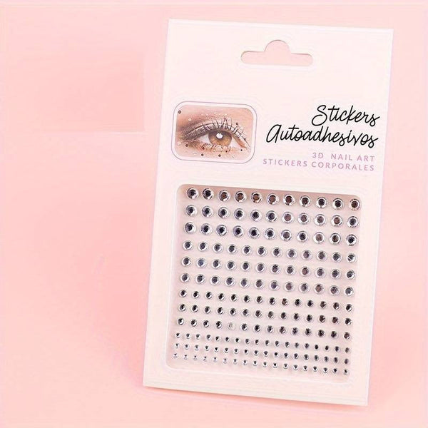 Face Gems Jewels Glitter Eye Eyeshadow Makeup Acrylic Crystal Diamond Rhinestone Eyes Stickers Temporary Tattoos