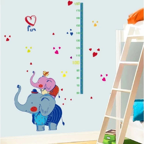 Stiker Dinding SK9142 Wallsticker Grow up Tinggi Badan Gajah 60x90 di Bogoriginal | Tokopedia