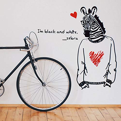 Zebra Wall Decal for Teen Bedrooms - Sheet size 60x90  dlx1134