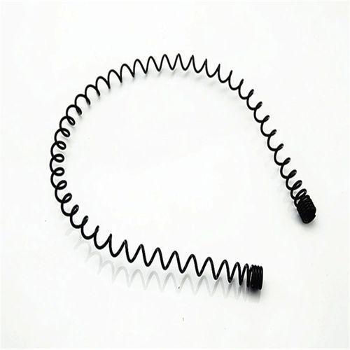 Wavy Spring Black Metal Zigzag Hair Band htfrbks5b-1