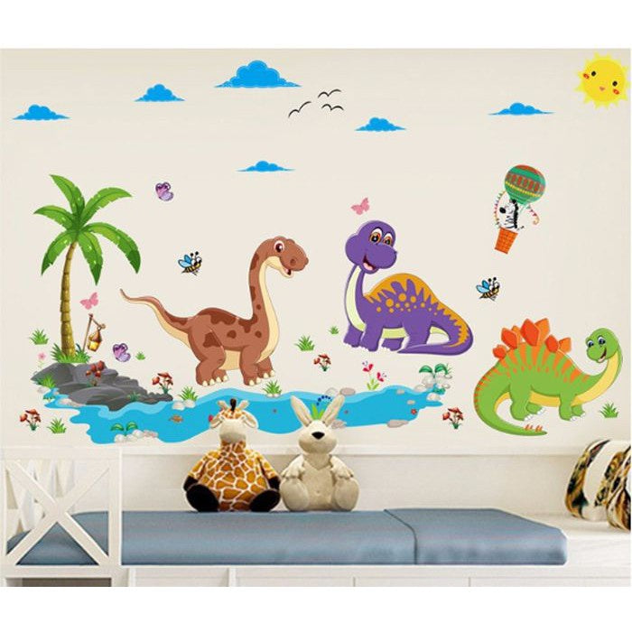 DUNIA STIKER Dinosaurus SK9125 (90x60) - Stiker Dinding / Wall Sticker