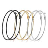 Pack of 3 Different colour black golden silver Hoop Earring  egfrmic2f-8