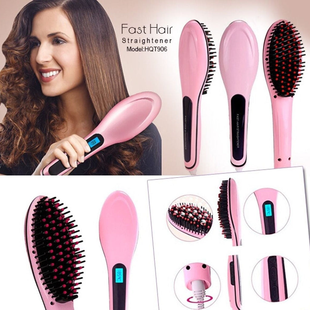 Fast Hair Straightener Brush  fhbspkz9b-b