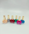 Pack of 6 Nail Polish  Permanent - Multi-colors