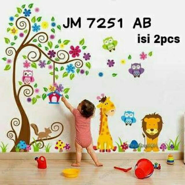 Foreign trade large DIY cartoon stickers children room decoration size 60x90 df5210AB