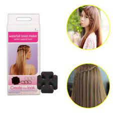 Lady One Piece Waterfall Braid Maker Hair Styling Weave Tool Twist DIY Style YI htfrbks6l-2