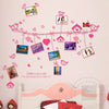 Frame Love Pink AY9146W - Wallstiker Dinding Kamar Tidur Anak Wall Sticker Aesthetic