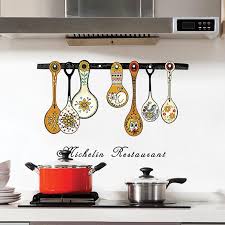 HEUREKA I Love The Kitchen Transparent Oil Proof Cooktop Tile Wall Sticker size 60x90 nc030