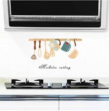 Kitchen & living room wall stickers oil and water resistant PVC/Wall sticker water and oil-proof stickers  size 60x90 nc031