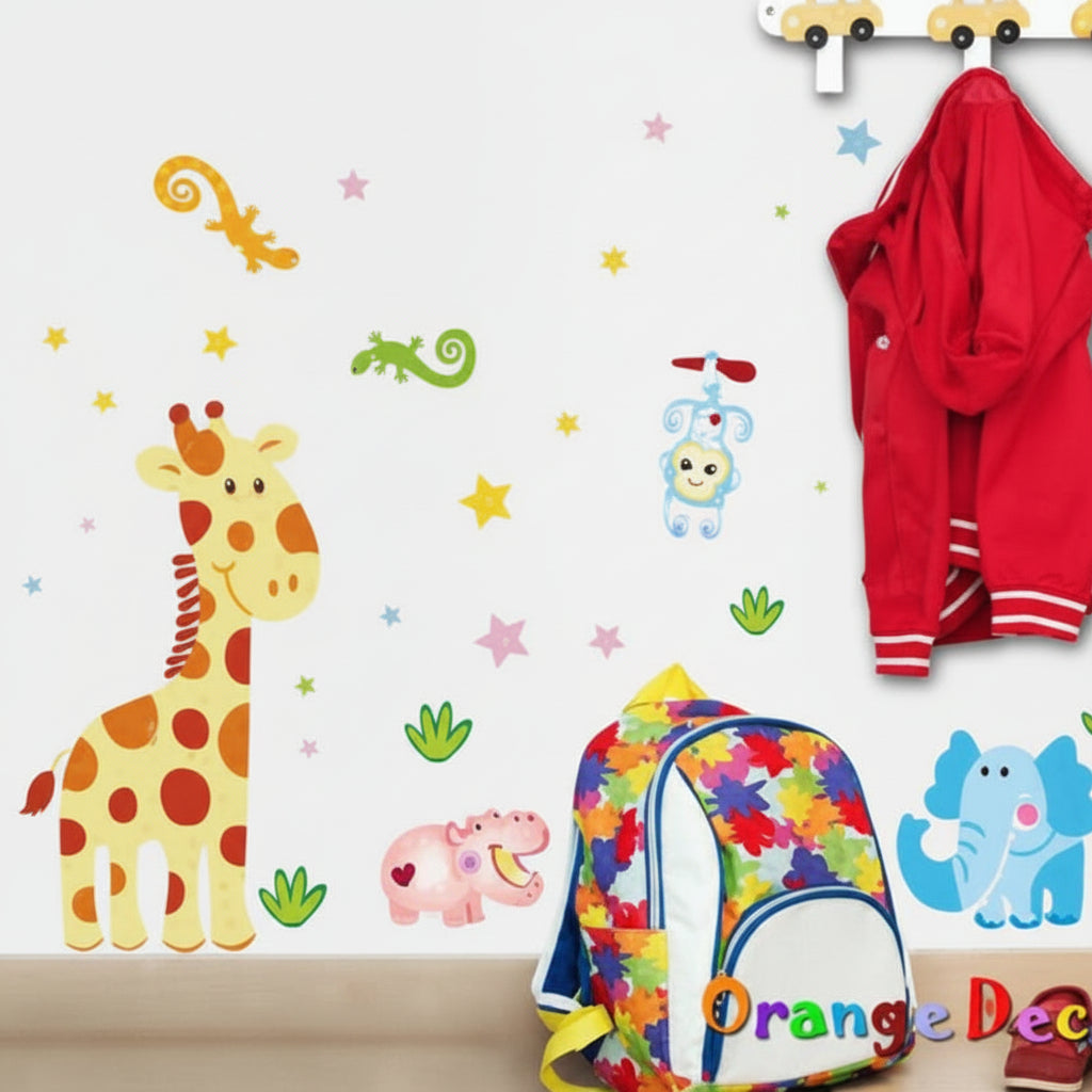 Wildly funny wall decals for children's "Kenya" size 50x70 mj7009