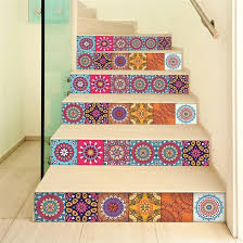 60Pcs Walls Self Adhesive Tile Sticker For Home Decor, stairs