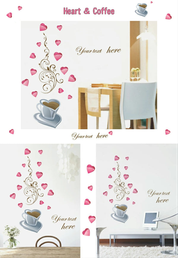 Coffee Love - Large Wall Decals Stickers