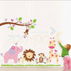 wallsticker wallstiker trans JM7126-JUNGLE KID