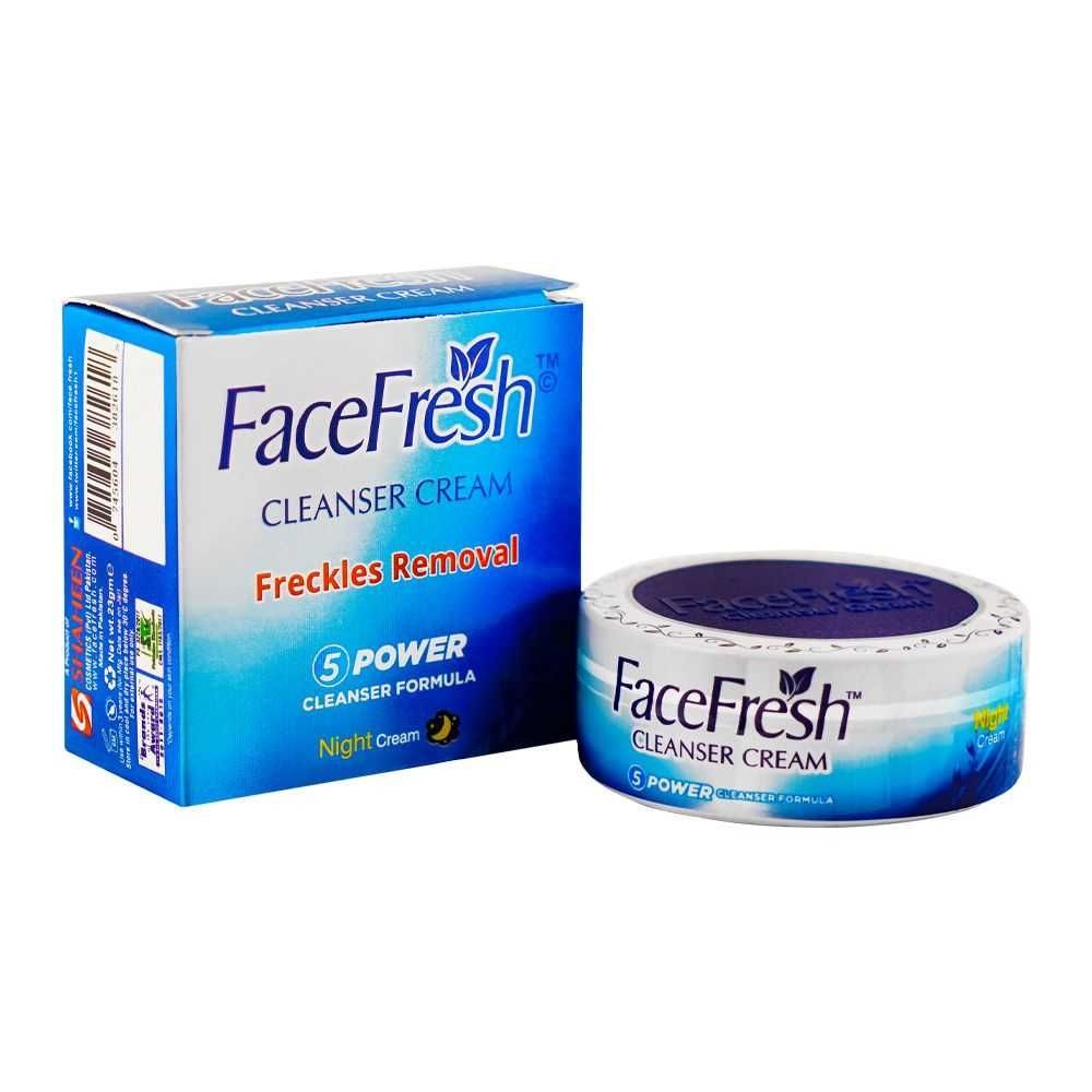 Face Fresh Cleanser Night Cream, Freckles Removal.