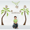 JM7167AB Lovely Monkeys Wall Sticker